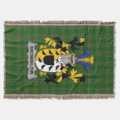 Irish Brownlow Coat of Arms Familienwappen Irland Decke (Vorderseite)