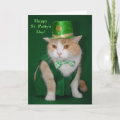 Irish Bubba Kitty Blessing Karte (Vorderseite)