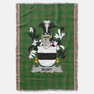 Irish Burt oder Birt Coat of Arms Familienwappen I Decke