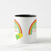 Irish By Association Rainbow Hearts Tasse (Zentrum)