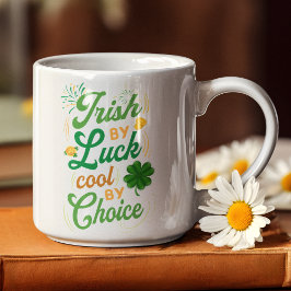 Irish By Luck Cool by Choice St. Patrick's Day Kaffeetasse