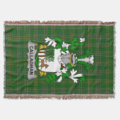 Irish Callaghan oder O_Callaghan Coat of Arms Fami Decke (Vorderseite)