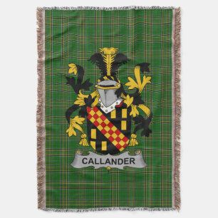 Irish Callander Coat of Arms Familienwappen Irland Decke
