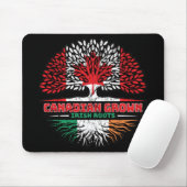 Irish Canadian Canada Tree Roots Flag Mousepad (Mit Mouse)