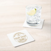 Irish Canadian Custom Family Clan Name Rechteckiger Pappuntersetzer (Vor Ort)