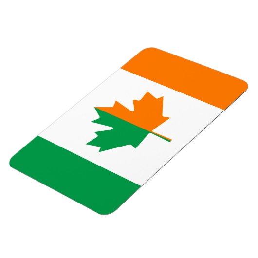 Irish Canadian Flag Magnet (Linke Seite)