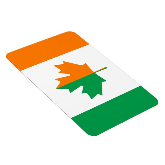 Irish Canadian Flag Magnet (Rechte Seite)