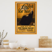 Irish Canadian Rangers, nach Whistlers Mutter Poster (Küche)