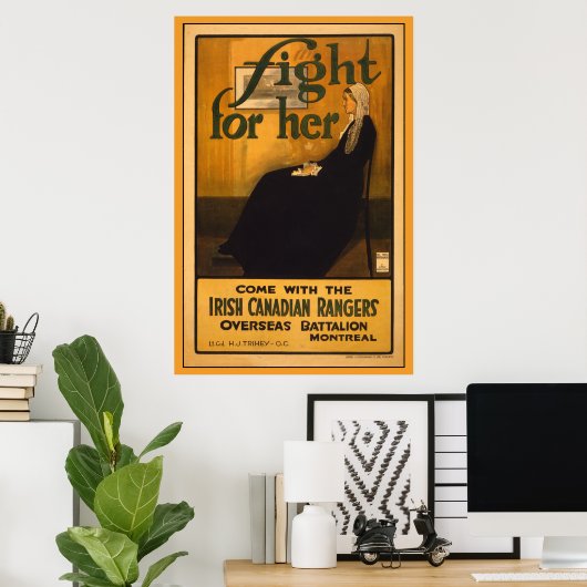 Irish Canadian Rangers, nach Whistlers Mutter Poster (Heimbüro)