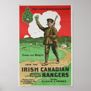 Irish Canadian Rangers Poster