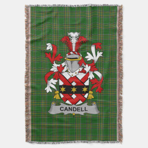 Irish Candell Coat of Arms Familienwappen Irland Decke