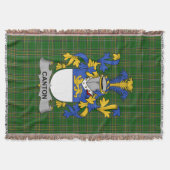 Irish Canton Coat of Arms Familienwappen Irland Decke (Vorderseite)