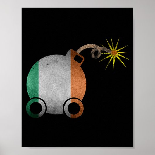Irish Car Bomb St Patrick's Day Tail Lover  Poster (Vorne)