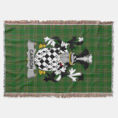 Irish Carson Coat of Arms Familienwappen Irland Decke (Vorderseite)
