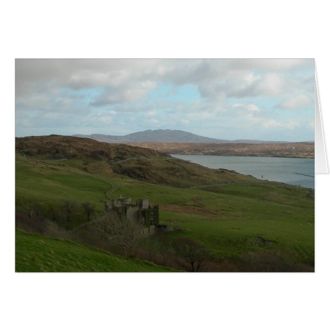 Irish Castle in Connemara (Blank) (Vorderseite (Horizontal))