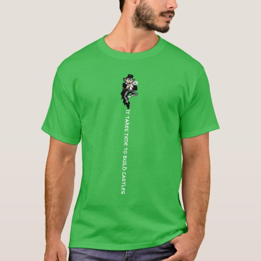 Irish Castle Quotes und Typografie T-Shirt (Vorderseite)