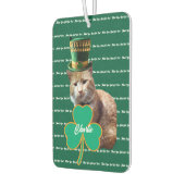 Irish Cat Dad Shamrock Air Freshener Autolufterfrischer (Links)
