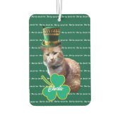 Irish Cat Dad Shamrock Lufterfrischer (Rückseite)