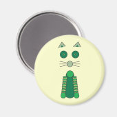 Irish Cat Magnet (Vorderseite/Rückseite)