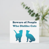 Irish Cat Proverb Postkarte (Stehend Vorderseite)