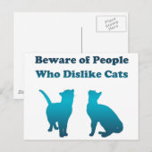 Irish Cat Proverb Postkarte (Vorne/Hinten)
