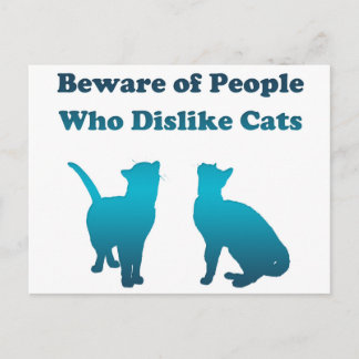 Irish Cat Proverb Postkarte