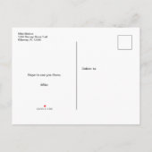 Irish Cat St. Patrick's Day Party Einladung Post C (Rückseite)