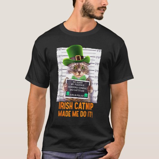 Irish Catnip Meid Mee Do It Funny St Patrick's Day T-Shirt (Vorderseite)
