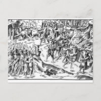 Irish Cattle Raid auf einer englischen Plantage