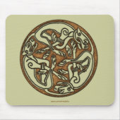 Irish Celtic 3-Dog Symbol Mousepad (Vorne)