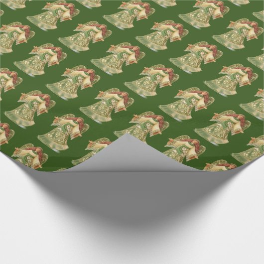 Irish Celtic Angel Jedem Anlass Wrapping Paper Geschenkpapier (Ecke)