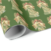 Irish Celtic Angel Jedem Anlass Wrapping Paper Geschenkpapier (Rolleneckpunkt)