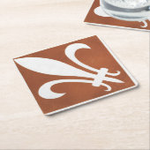 Irish Celtic Art Design Red Tile Rechteckiger Pappuntersetzer (angewinkelt)