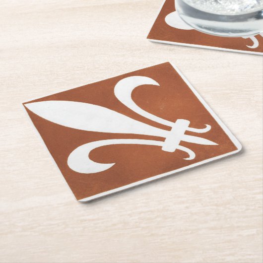 Irish Celtic Art Design Red Tile Rechteckiger Pappuntersetzer (angewinkelt)