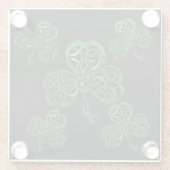 IRISH CELTIC ART GLASUNTERSETZER (Rückseite)