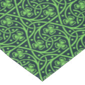 Irish Celtic Clover Tischdecke (Schrägansicht)
