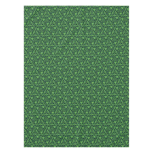 Irish Celtic Clover Tischdecke (Vorderseite)