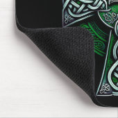 Irish Celtic Cross Knot Christian Holy Trinity Sco Mousepad (Ecke)