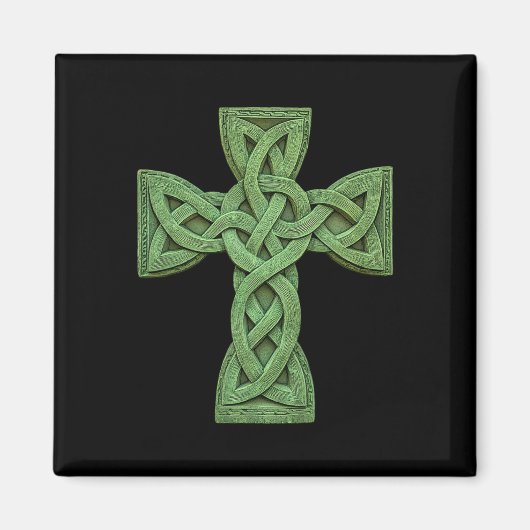 Irish Celtic Cross Knot Christlich Heilige Trinity Magnet (Vorne)