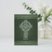 Irish Celtic Cross Postcard Postkarte (Stehend Vorderseite)
