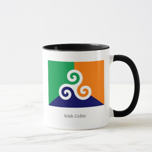 Irish Celtic Flag Tasse (Rechts)