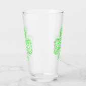Irish Celtic Kleeblatt Glas (Links)