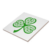 Irish Celtic Kleeblatt Keramik Tile Fliese (Seite)