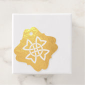 Irish Celtic Knoops - Verbundene Loops auf Gold Geschenkanhänger (Mit Box)