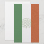 Irish Celtic Knot Briefpapier (Vorne/Hinten)