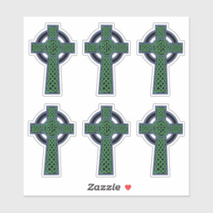 Irish Celtic Knot Cross Aufkleber