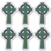 Irish Celtic Knot Cross Aufkleber (Vorderseite)