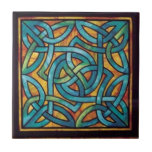 Irish Celtic Knot Design Keramik Tile Fliese<br><div class="desc">Eine große Wahl für jedes Zimmer- oder Handwerksprojekt.</div>