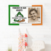 Irish Celtic Knot Foto Memorial Banner (Insitu)