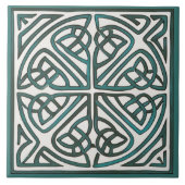 Irish Celtic Knot Keramik Tile Fliese (Vorderseite)